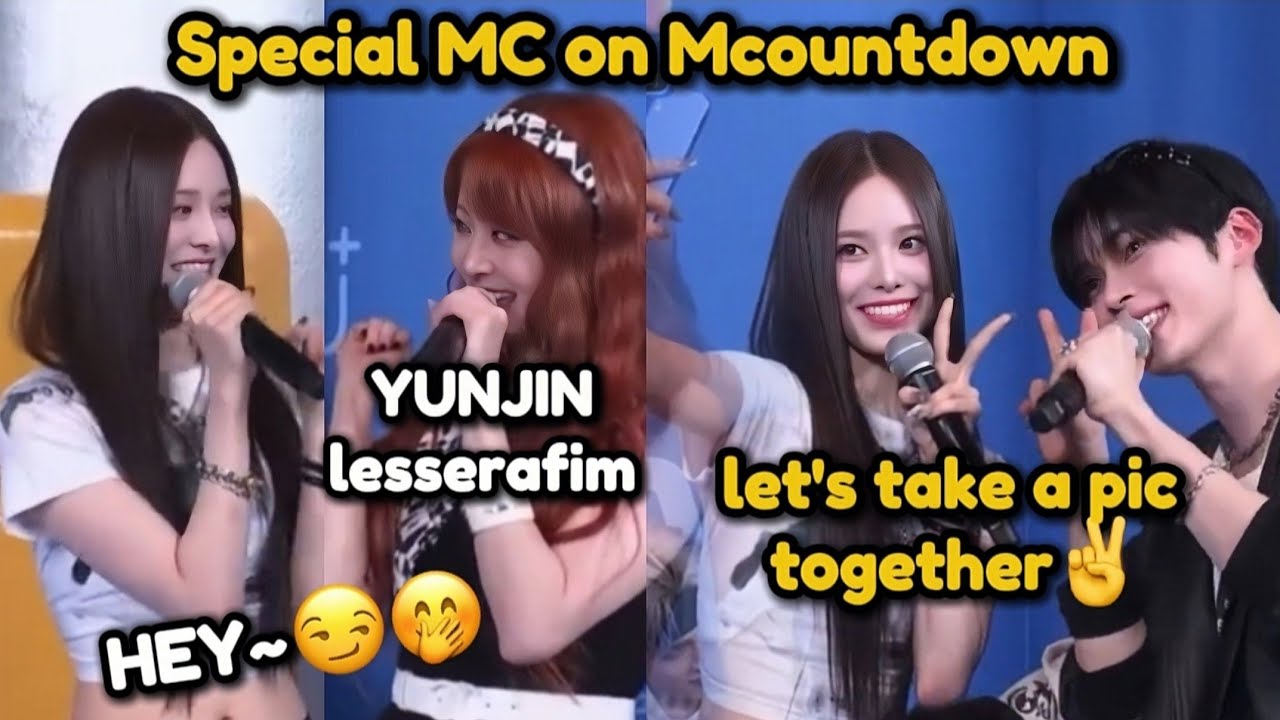 IZNA's jeemin as special mc on Mcountdown with ZB1 Hanbin - YouTube