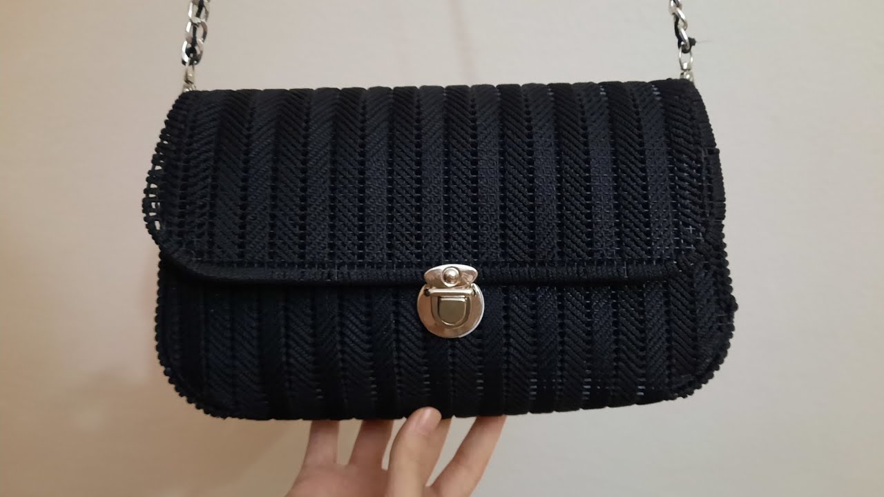 canvas Bag. Kolay Canvas (kanvas) çanta yapımı. Makrome ip ile canvas çanta yapımı Kolay canvas yapı