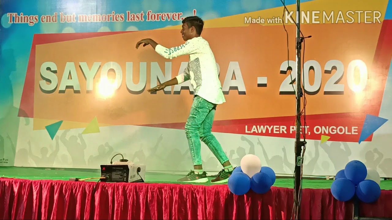 Ongole Narayana school 10th class farewell day celebration - YouTube