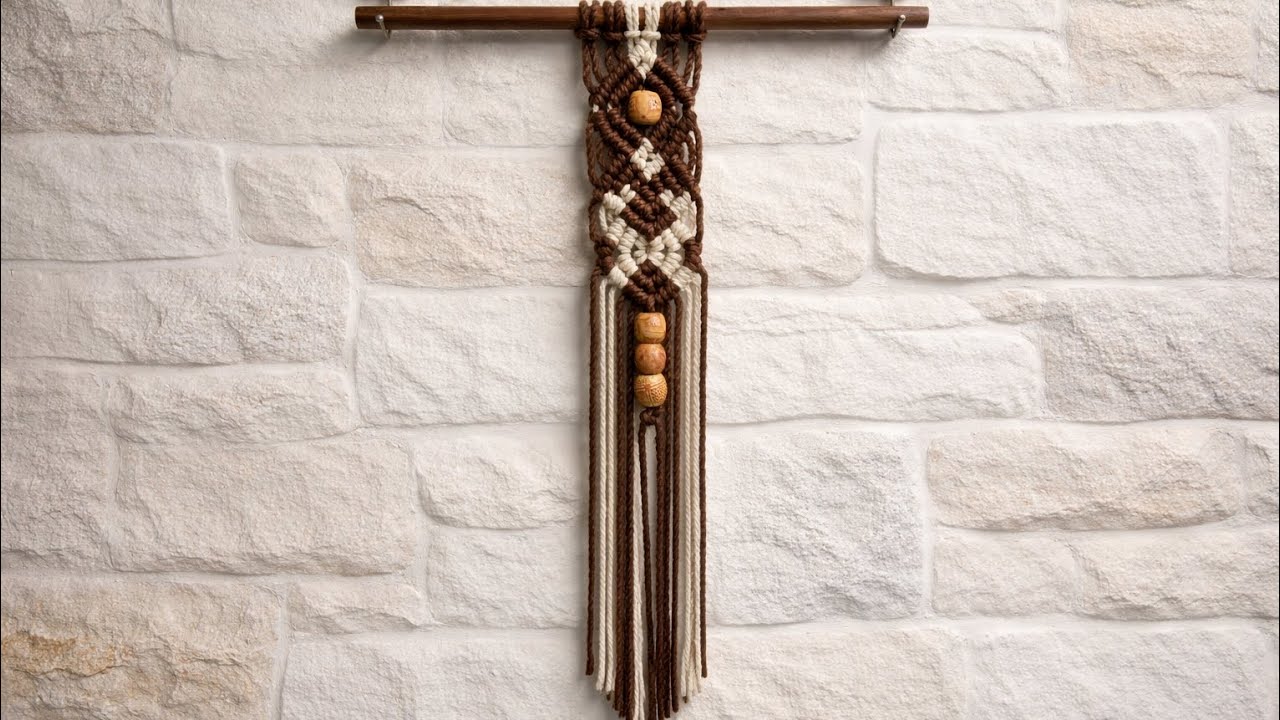 Macrame Wall Hanging Tutorial | Boho Macrame Wall Hanging | DIY Macrame Wall Hanging | Wall Hanging 