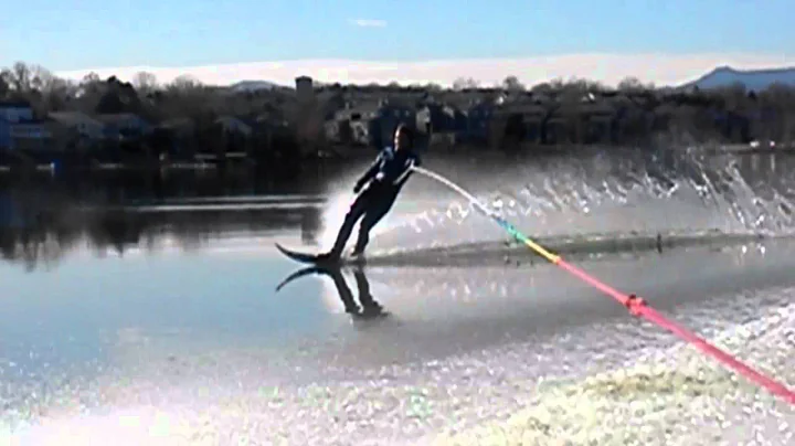 Thanksgiving Water Skiing! Stacy Holbert!