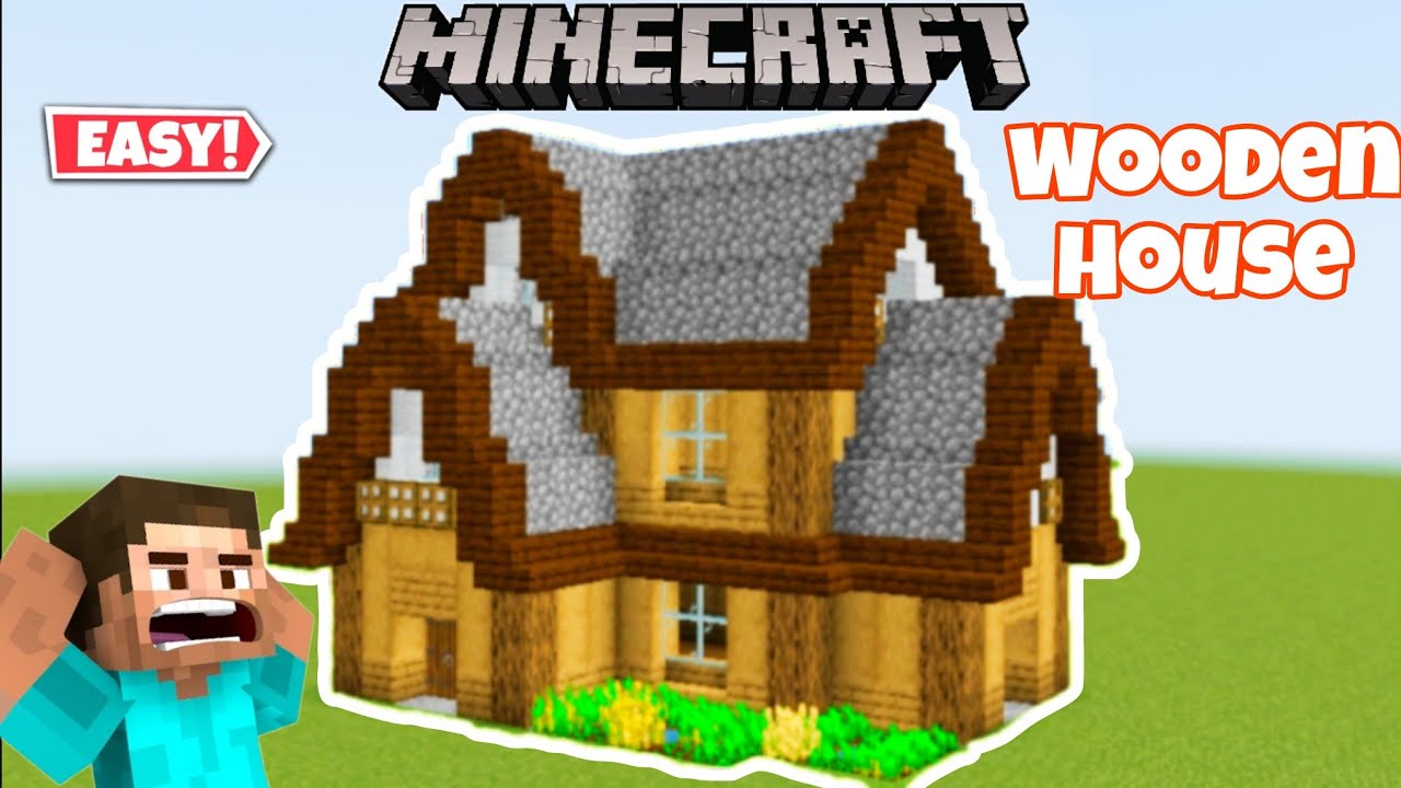 Minecraft: How To Build A Modern Wooden House Tutorial In Minecraft ...