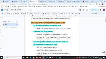 How To Report Copyright Infringement On Amazon - Step By Step Guide