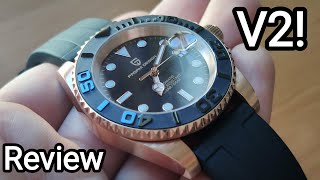 Pagani Design Yacht-Master V2! Review PD1651 Rose Gold Review Rolex Yacht Master Homage V2