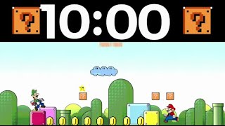 10 Minute Super Mario Bros. Luigi Countdown Timer (with music)