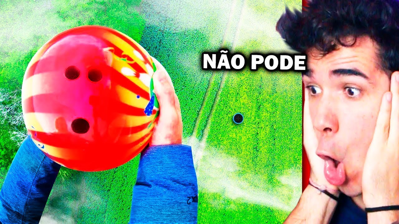 EXPERIMENTOS COM  BOLA DE BOWLING Que Irá Destruir TUDO