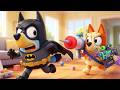 Bluey Creates Bat Signal Lights! 🦇💡 Indoor Superhero Adventure | Bluey Funny Animation
