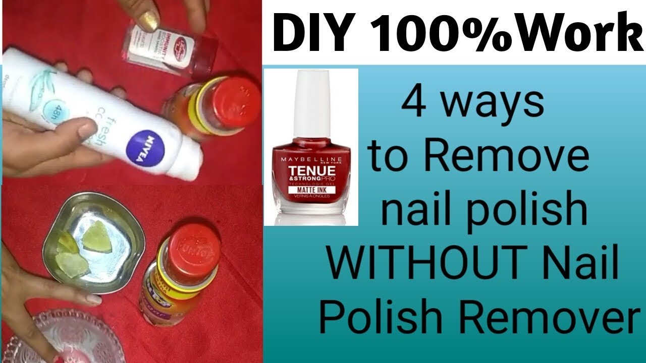 4 Brilliant DIY Ideas For Nail Polish Removers | How to Make NailPolish Remover at Home100% Effectiv