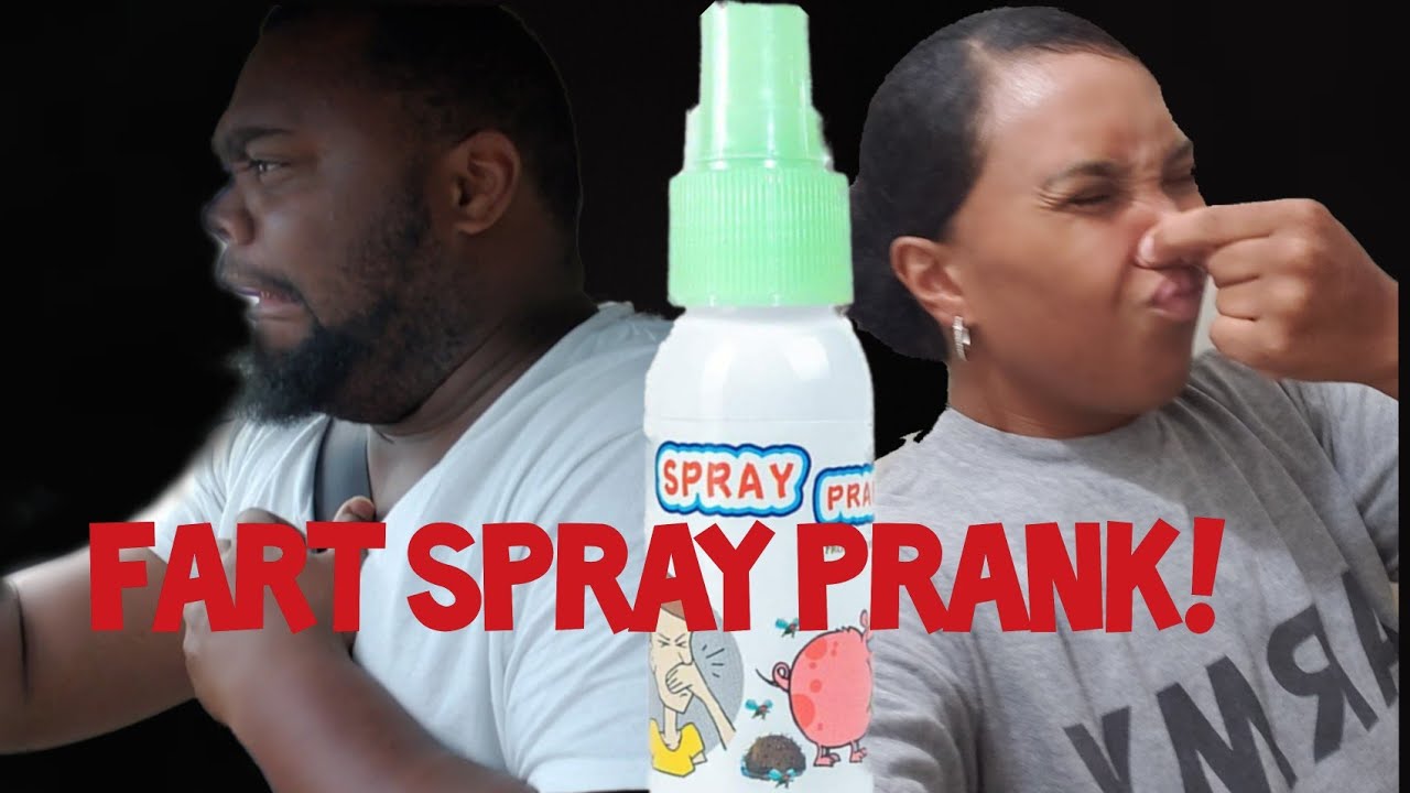 Fart spray PRANK on boyfriend! YouTube