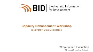 BID Workshop   Activity X 01   Wrap up and evaluation