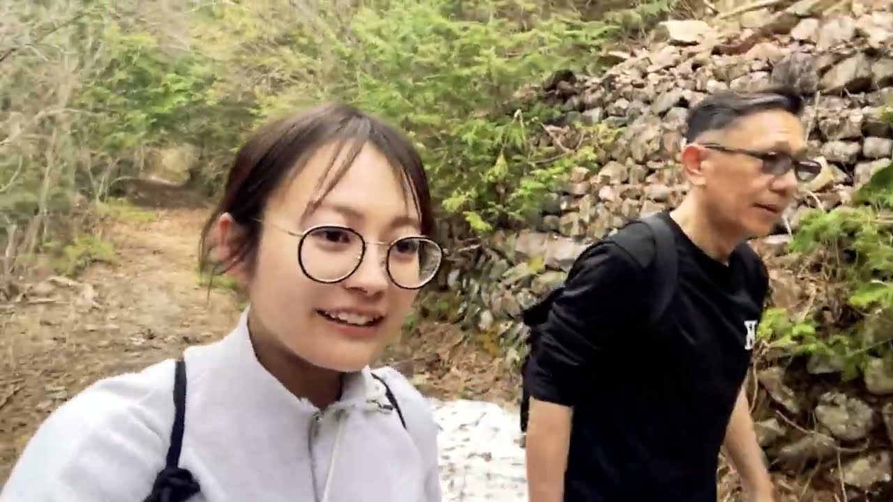 【木曽森林鉄道 うぐい川線 】大鹿から坊主岩の先にある470Ｍ桟橋まで廃線跡 (現林道) を往復 17.8km 鯎川線 王滝森林鉄道