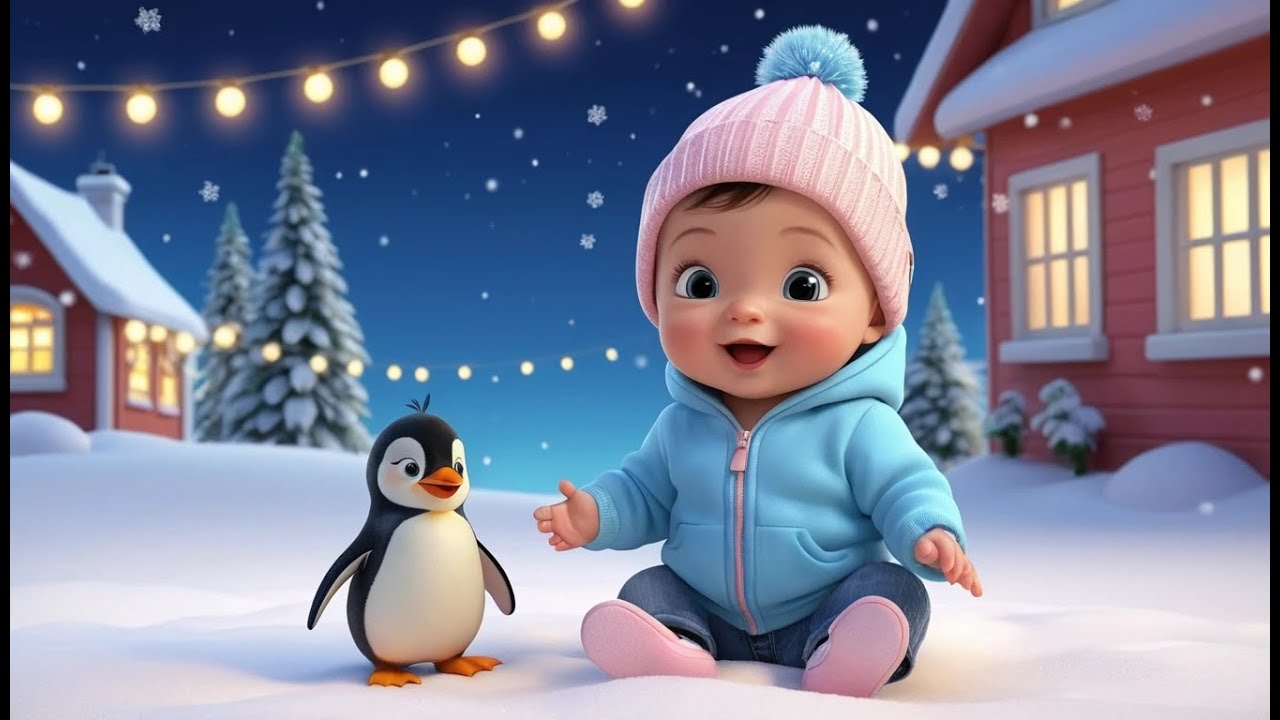 Penguin New Year Snowy Song | Fun Learning & Winter Adventure for Toddlers