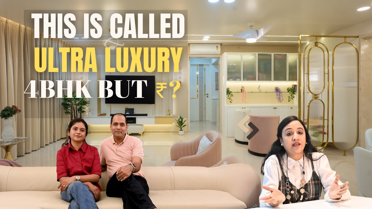 Ultra Luxury 4BHK Flat in Wakad Pune | Top 5 Interior Designers in Pune | Best Interior Designing