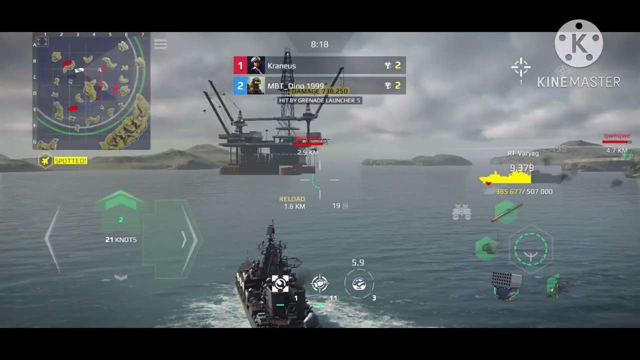 Modern Warships: Naval Battles - RF Varyag 2,643,681