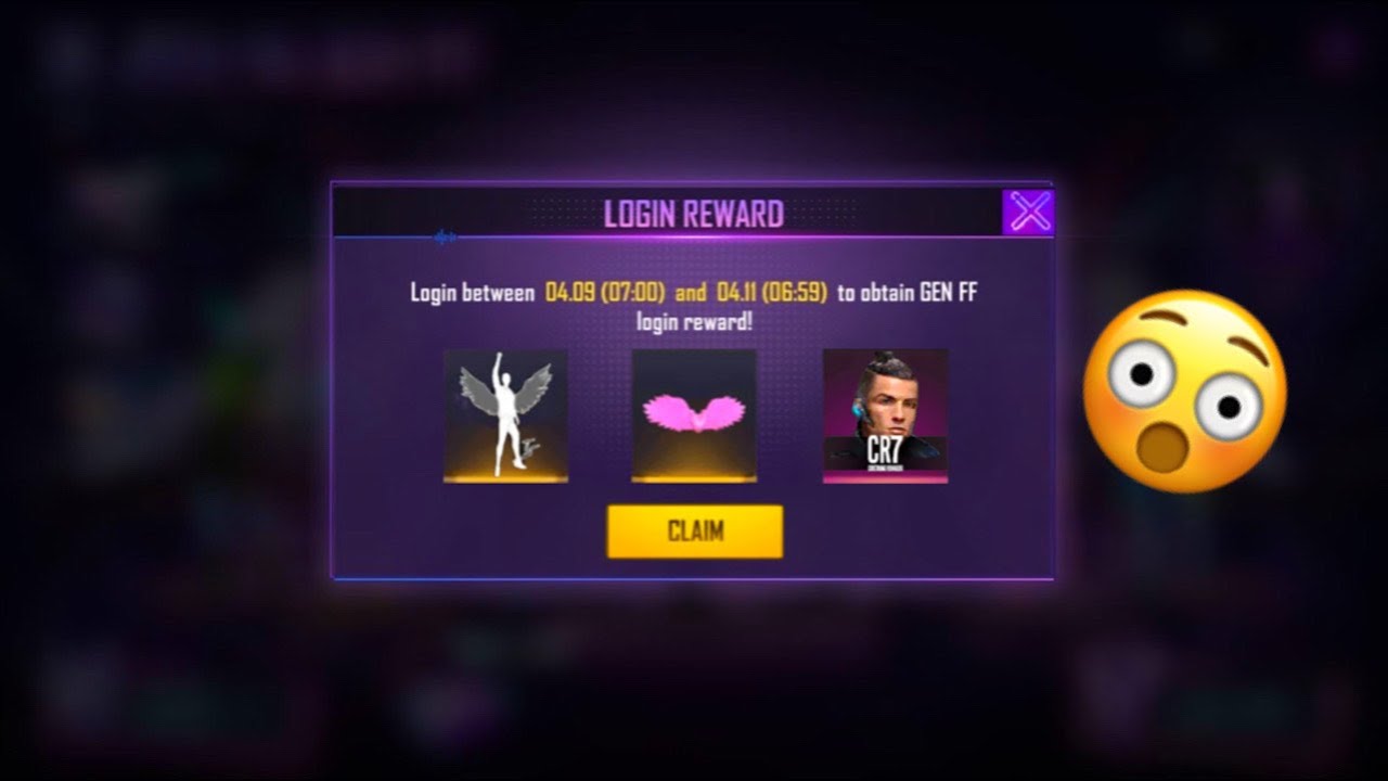 Claim Free Login Rewards 🤯 Amazing Rewards 🎉 free fire