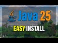 Download & Install Java 25 (JDK 25) for Minecraft 🖥️