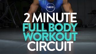 2 Minute Full Body Workout | Thrive screenshot 3