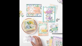 🔴Stamping with minimal supplies Stampin' Up! card tutorial Hand-Penned.