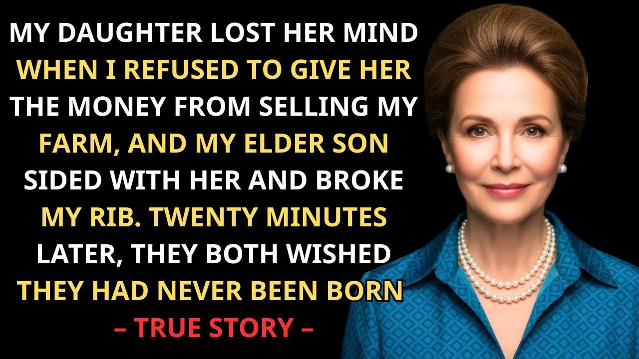 Мой сын сломал мне рёбра, когда я отказался отдать ему деньги с фермы. Но потом…