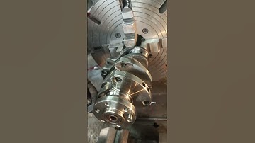 crankshaft polish lathe machine automobile shorts video 2 cylinder engine repair workshop