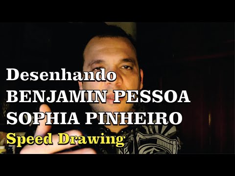 Desenhando Crianças, Drawing Children BENJAMIN e SOPHIA (Speed Drawing) #DiegoMarinhoDrawings