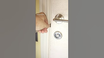 Really useful lifehack for a door if the lock is broken #shorts #diy #tips #doors #tricks