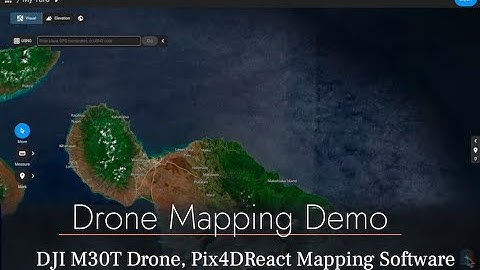 Drone Mapping Demo - DJI M30T Drone, Pix4DReact Software
