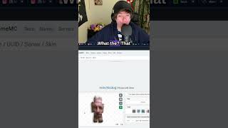 My reaction to this Minecraft skin 😂 #minecraft #memes