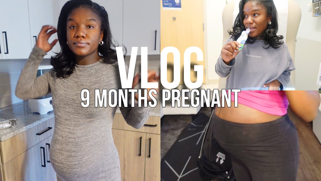 9 Months Pregnant VLOG | MATERNITY LEAVE Has Begun! Cervix Check + 36 ...