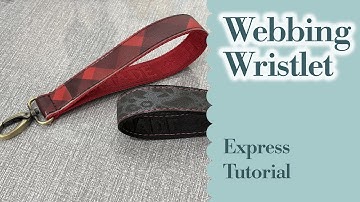 Tutorial voor een polsbandje van webbing – Snel naaiproject met restmateriaal