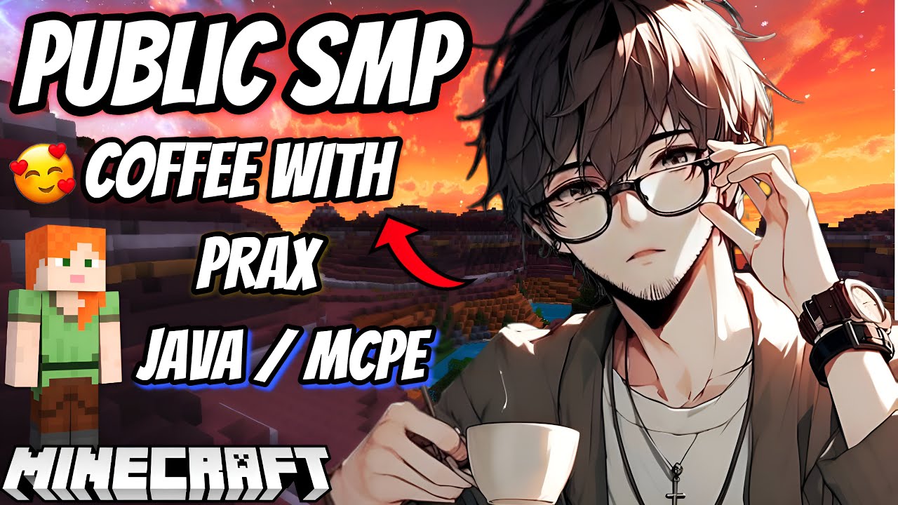 🔴MINECRAFT PUBLIC SMP LIVE WITH PRAKSH19 GAMING  