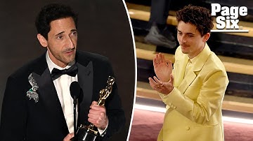 Timothée Chalamet misses his shot to be youngest best actor winner at Oscars 2025