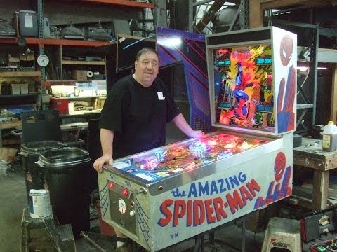 Gottlieb The Amazing Spiderman Pinball Machine — Coin-Op King