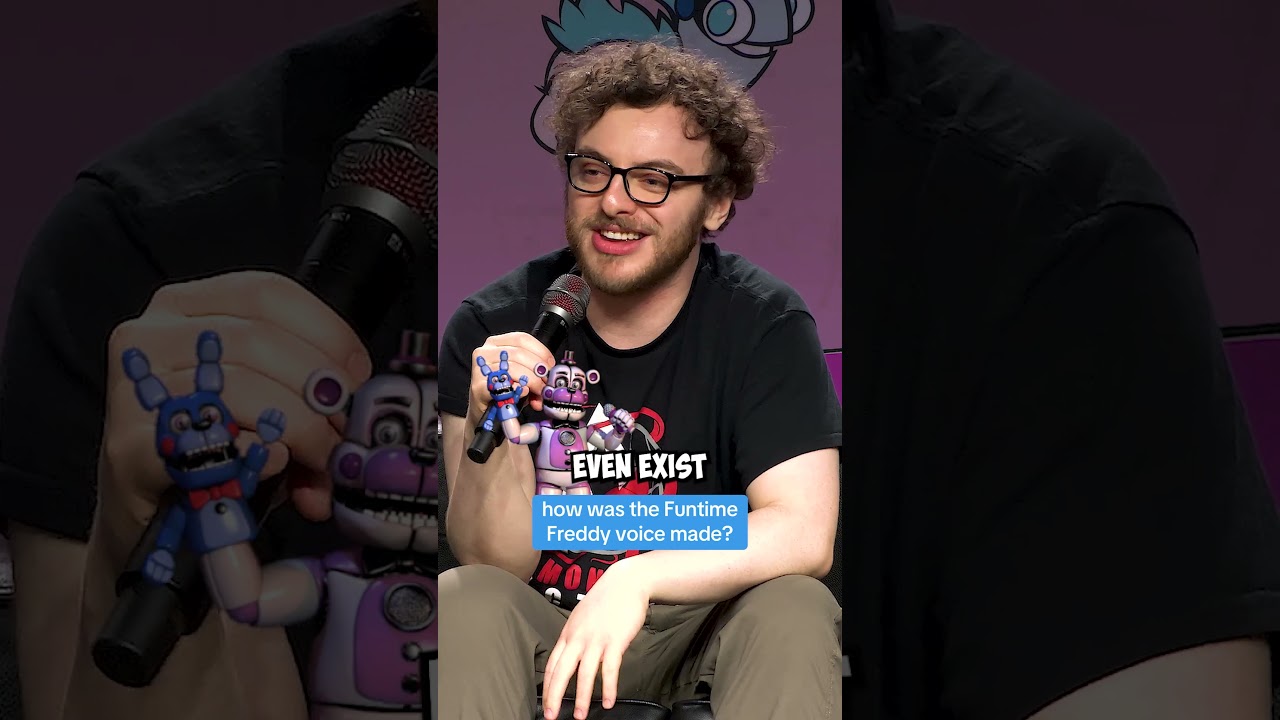 creating the Funtime Freddy voice in FNAF