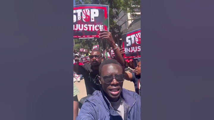 HAPPENING NOW: END ABDUCTIONS MARCH OFFICIALLY KICK OFF IN NAIROBI CBD