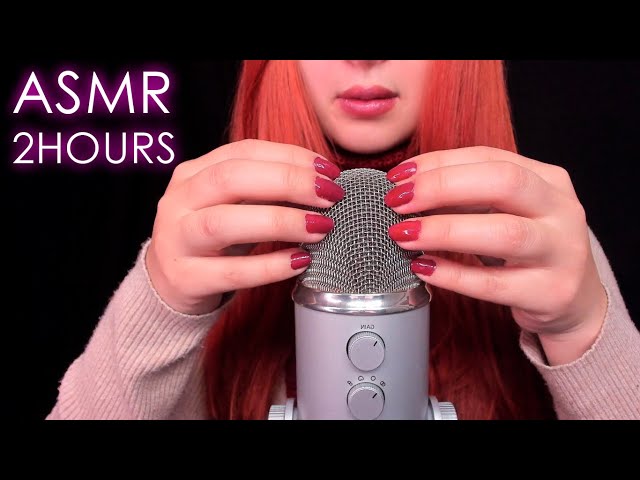 ASMR Tingly Mic Scratching for Relaxation 2 hours