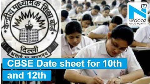 CBSE Board Exam 2020: Date Sheet for Classes 10 and 12 Released