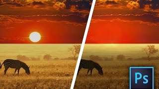 Photoshop tutorial -- how to remove the sun out of the sky in a photo... Photoshop tutorial -- how to remove the sun out of the sky in a photo...