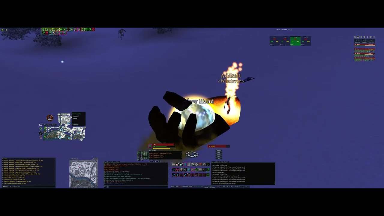 Kode, Bard on Eden DaoC Server abusing - The only player that this is happening with.. shady shiit..