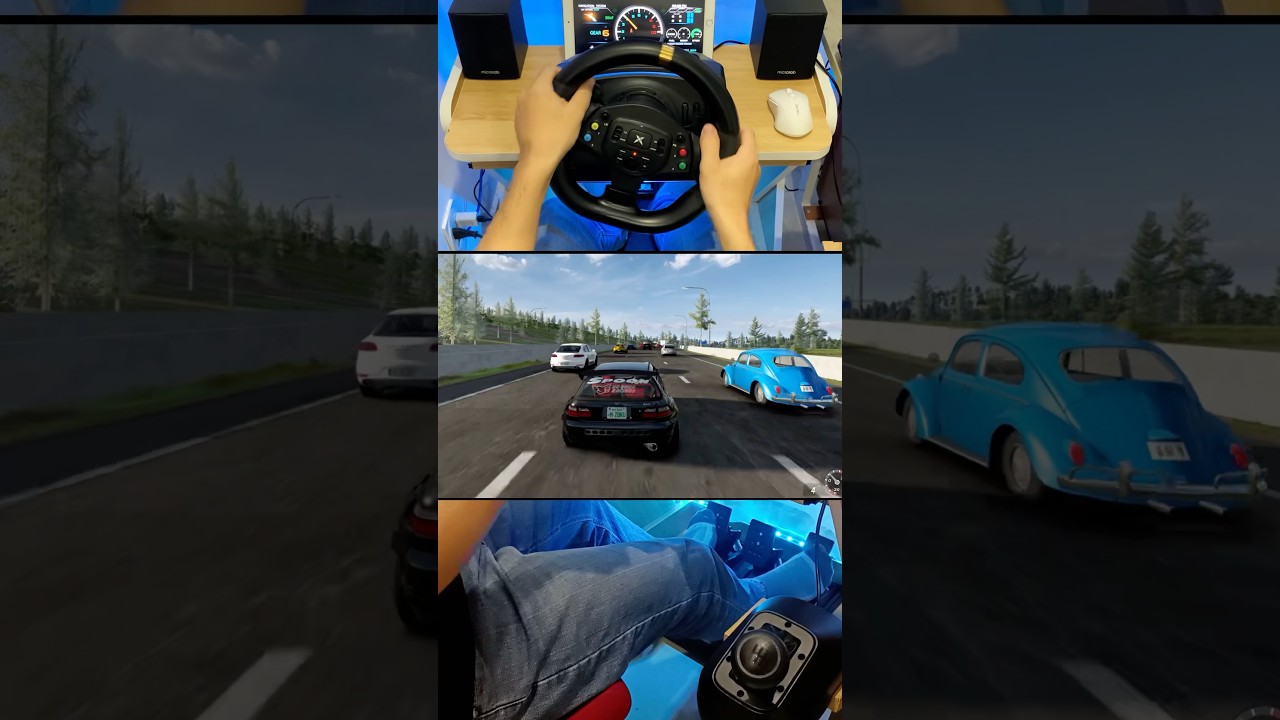 Đua xe bằng vô lăng Gog R808 với game Assetto Corsa 