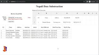 Export/Download Table to excel using tableToExcel.js