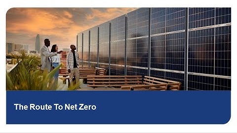 Virtual Event: The Route To Net Zero
