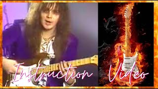 🔥 Yngwie Malmsteen REH Video Hot Licks | Rock Guitar Masterclass 🔥