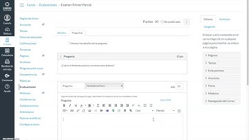 Como Agregar Preguntas Tipo Falso-Verdadero en un Examen en Canvas