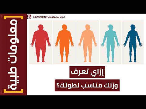 معلومات طبية | (2) إزاي تعرف ان وزنك مناسب لطولك ولا لأ؟! (BMI) مؤشر كتلة الجسم