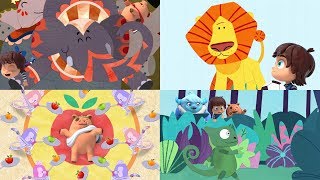 Kazoops! | Animal Songs Collection 🦁🐷🐘 | Music Cartoons for Learning