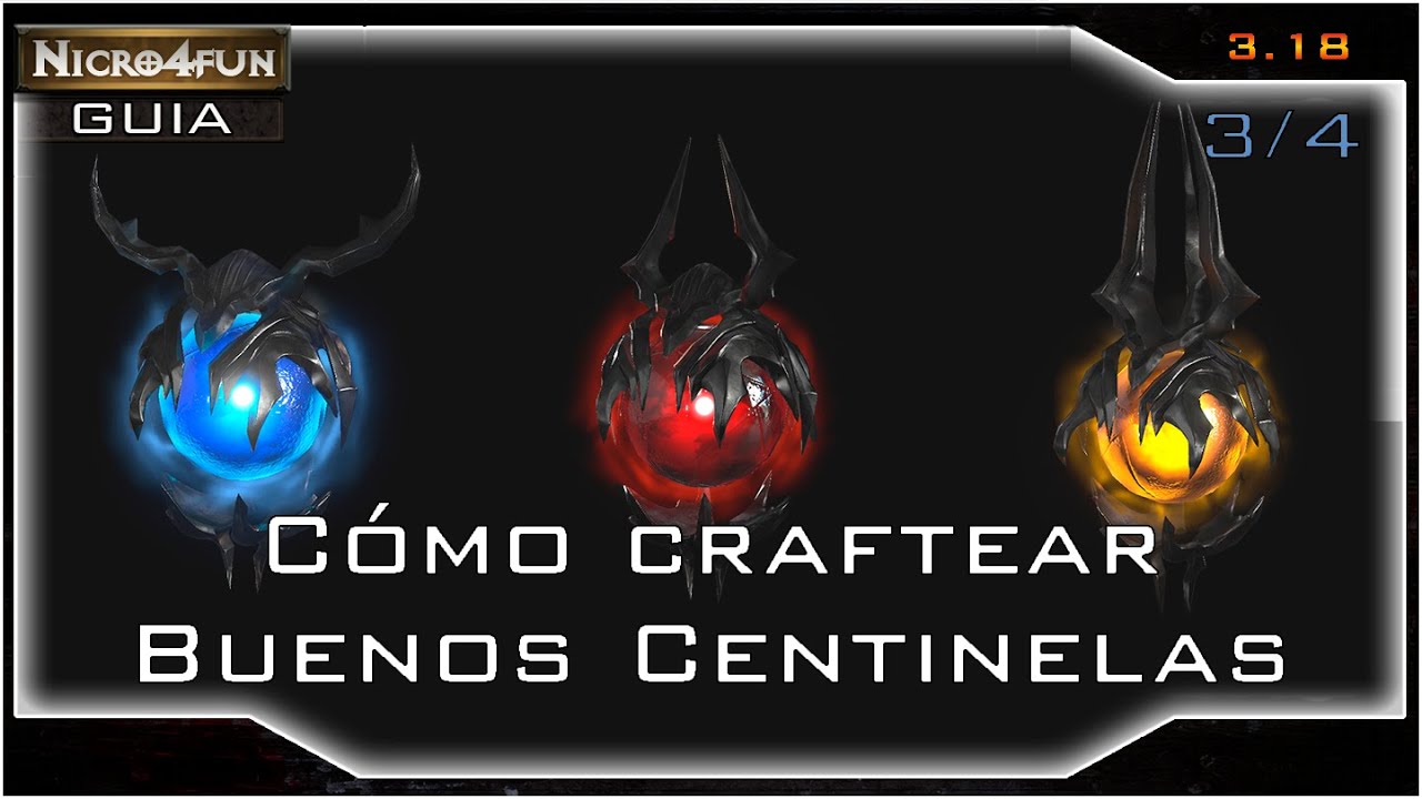 PoE C mo Craftear Un Centinela Bueno 3 De 4 Nicro4Fun Sentinel 3 