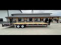 Golden by Corn Pro 102x25+5' Gooseneck Deckover Flatbed Trailer 14000# GVW