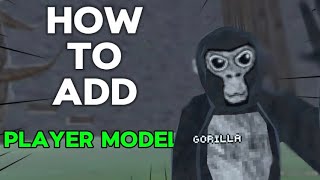 How to add a 3d player model to your gorilla tag fan game (tested)