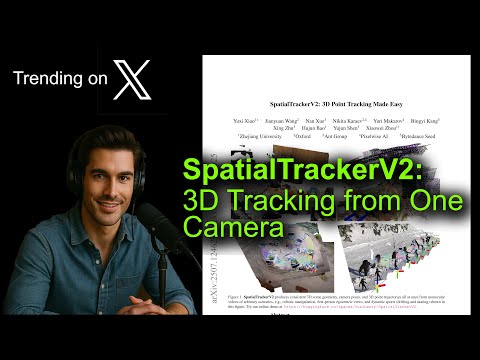 SpatialTrackerV2: 3D Tracking from One Camera